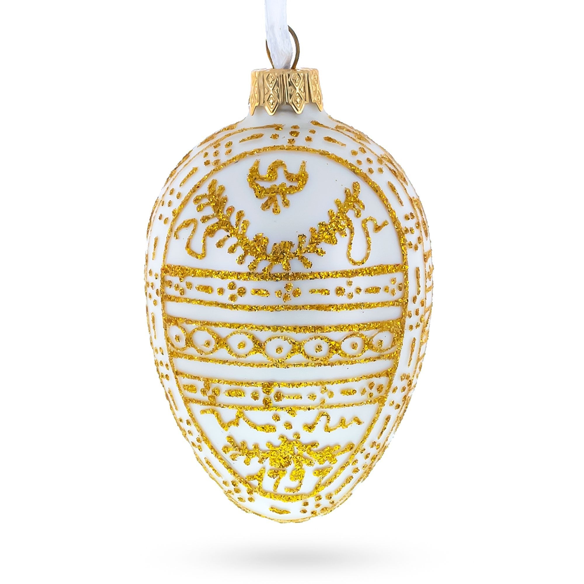 1898 Pelican Royal Egg Glass Ornament 4 Inches Christmas Ornaments > Royal La Vie Bien 1898 Pelican Royal Egg Glass Ornament 4 Inches