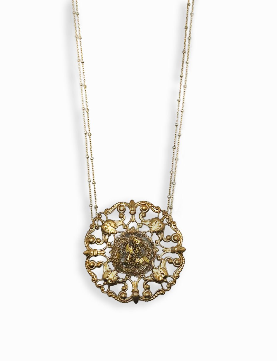 18K Gold filled necklace with Swarovski crystal Necklaces La Vie Bien 18K Gold filled necklace with Swarovski crystal