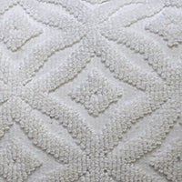 18"x18" White Indoor Outdoor Ogee Decorative Pillow home Decor La Vie Bien 18"x18" White Indoor Outdoor Ogee Decorative Pillow