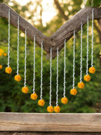 19" Long Marigold Malai Lari, Set of 12 Festive Decor La Vie Bien 19" Long Marigold Malai Lari, Set of 12