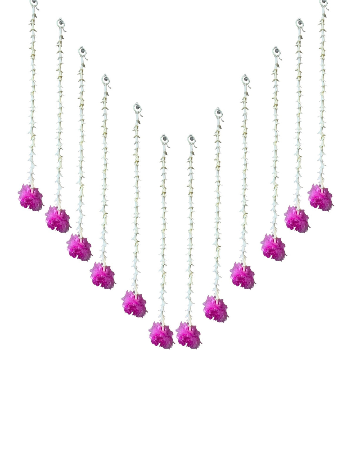 19" Long Marigold Malai Lari, Set of 12 Festive Decor La Vie Bien 19" Long Marigold Malai Lari, Set of 12