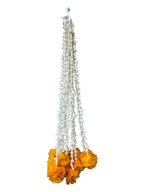19" Long Marigold Malai Lari, Set of 12 Festive Decor La Vie Bien 19" Long Marigold Malai Lari, Set of 12