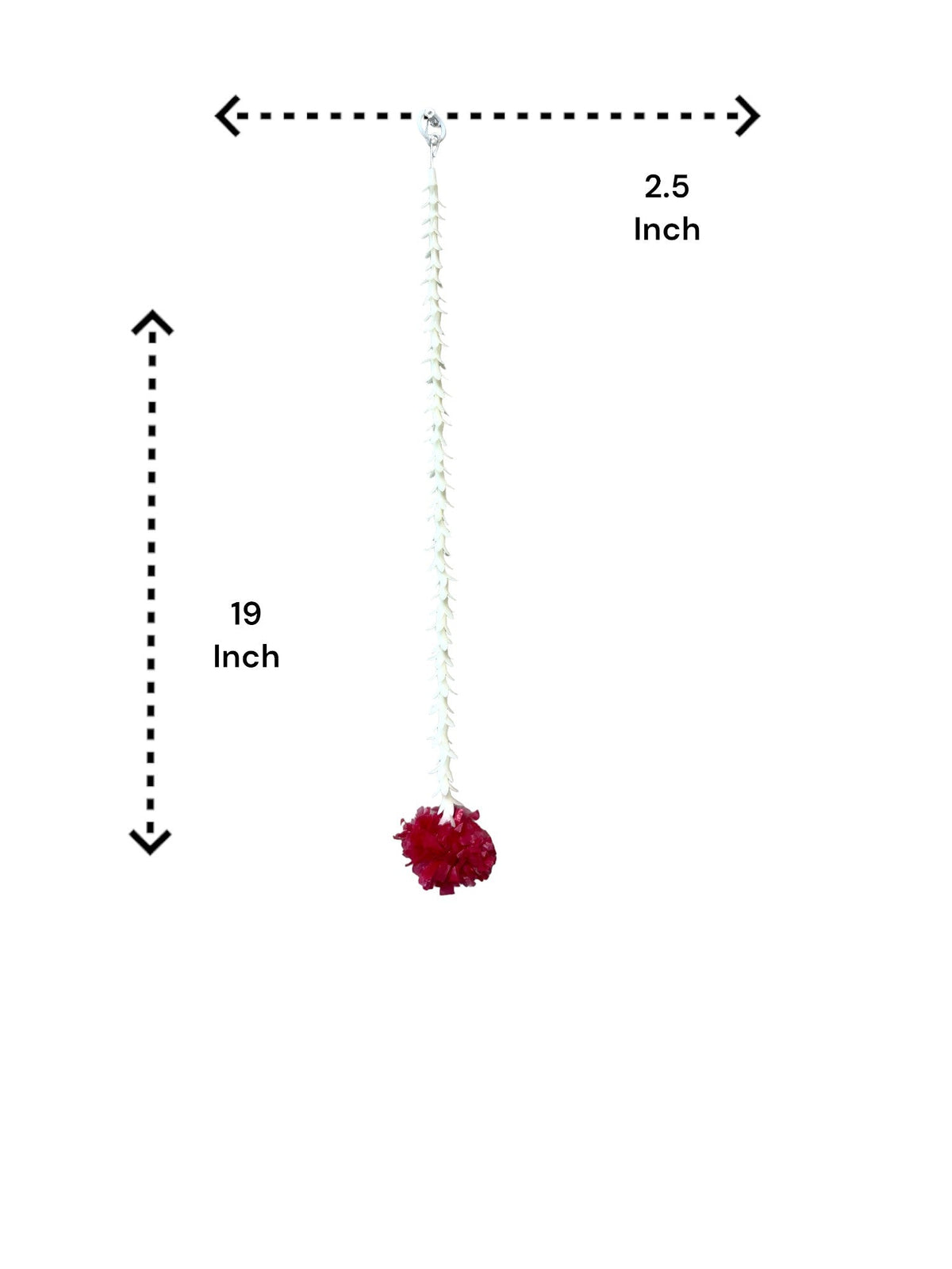 19" Long Marigold Malai Lari, Set of 12 Festive Decor La Vie Bien 19" Long Marigold Malai Lari, Set of 12