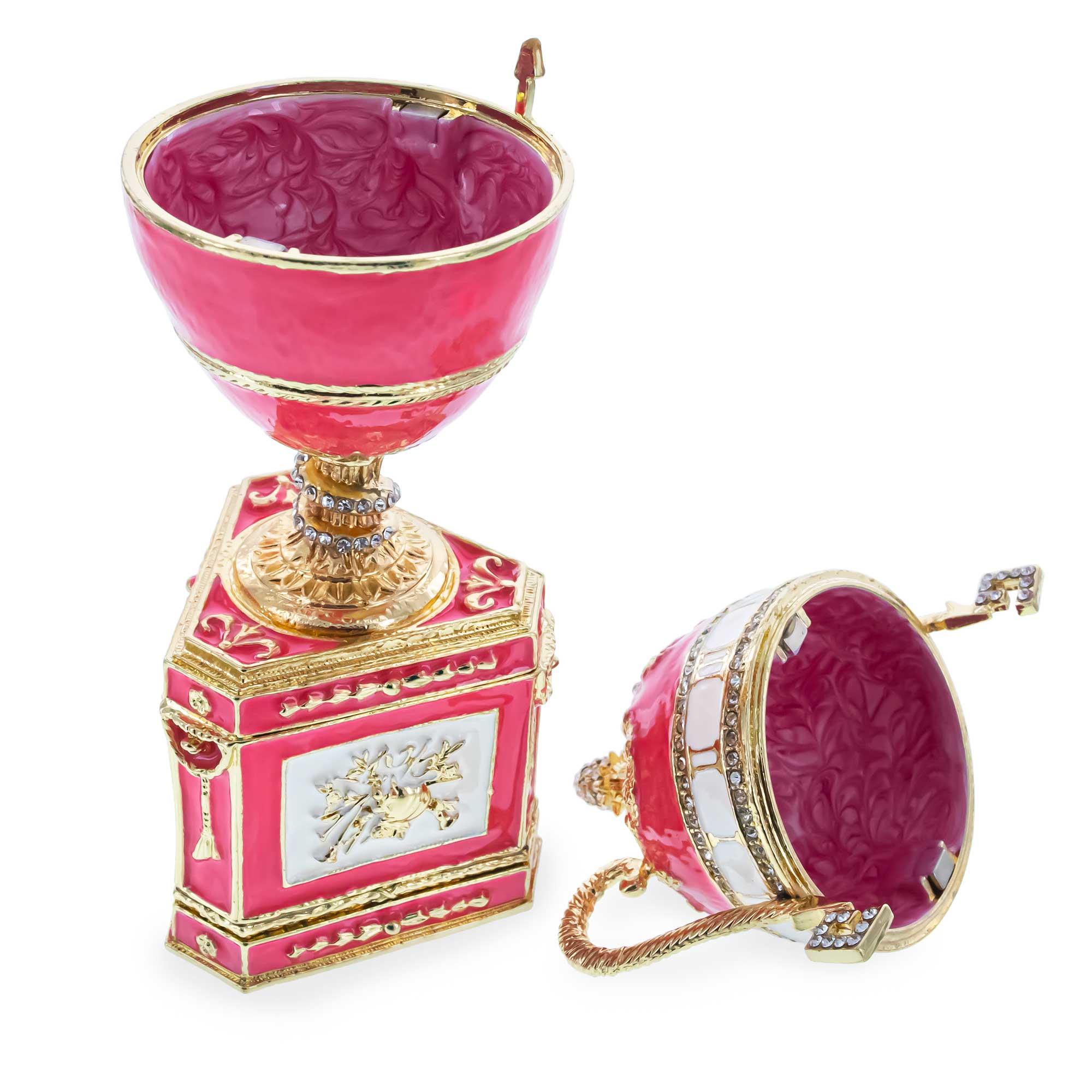 1902 Duchess of Marlborough Musical Royal Imperial Easter Egg Royal > Royal Eggs > Imperial > Musical Figurines La Vie Bien 1902 Duchess of Marlborough Musical Royal Imperial Easter Egg