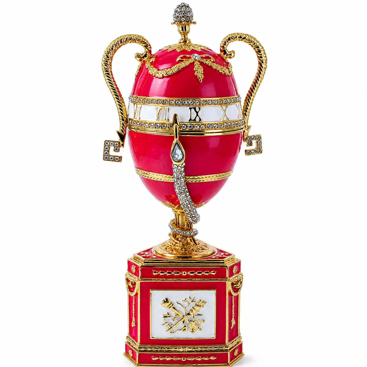 1902 Duchess of Marlborough Musical Royal Imperial Easter Egg Royal > Royal Eggs > Imperial > Musical Figurines La Vie Bien 1902 Duchess of Marlborough Musical Royal Imperial Easter Egg