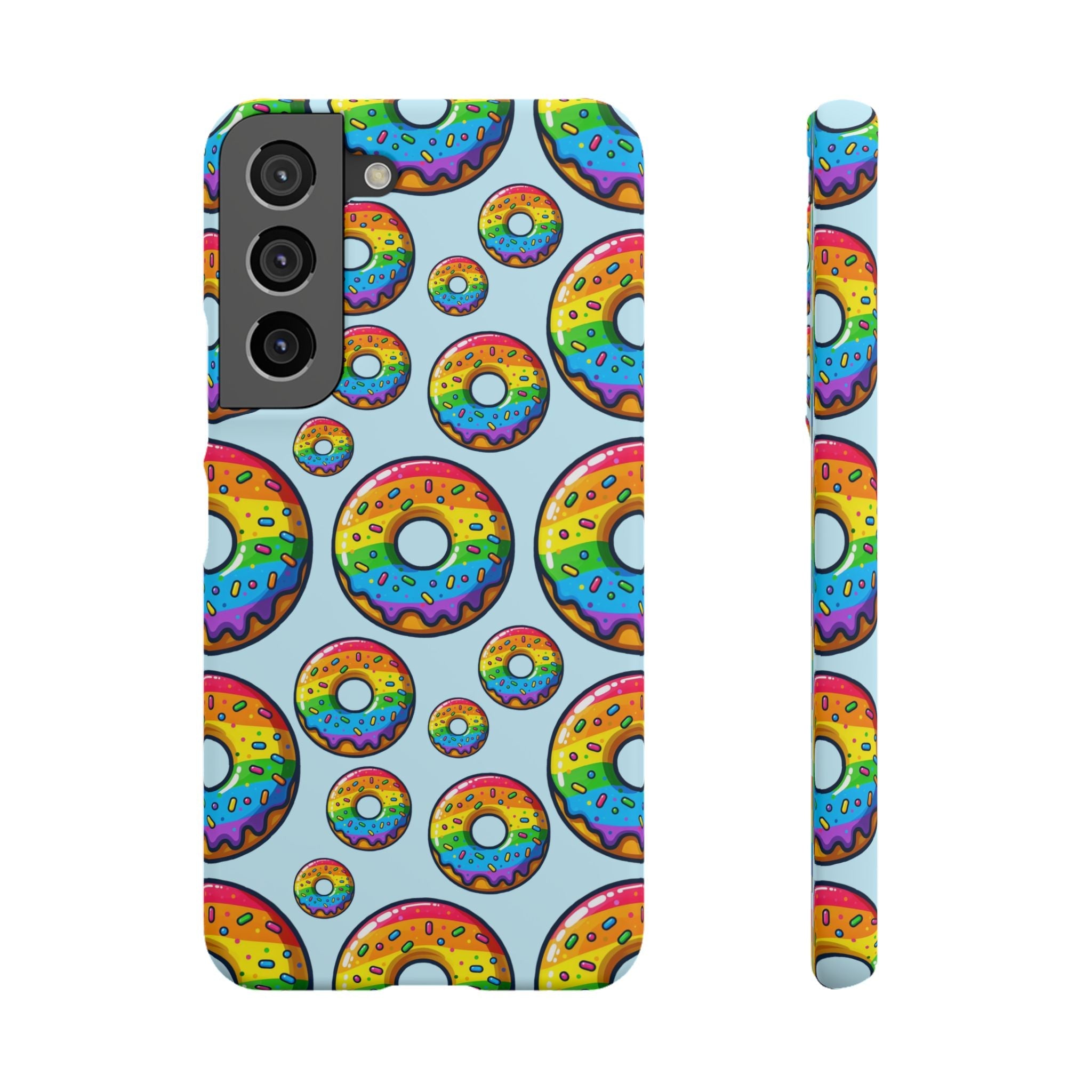 Bespattered Facade Rainbow Sprinkle Donut Snap Case