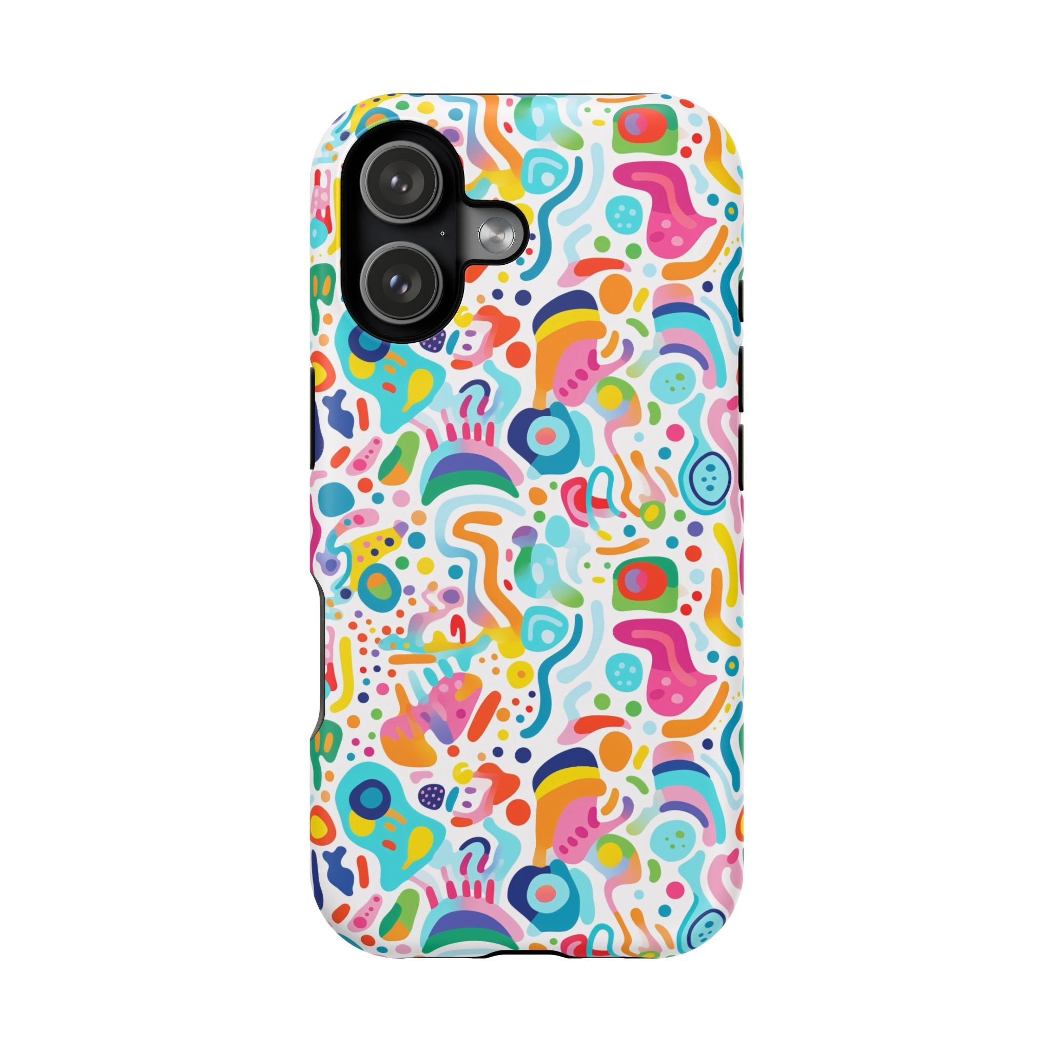 Bespattered Facade Rainbow Doodles MagSafe Tough Case