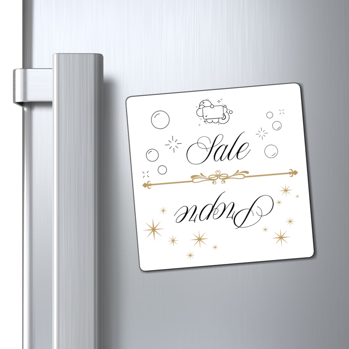 French Dirty and Clean Dishwasher Magnet, French Sale et Propre Status Magnet