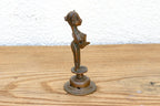 19th Century Ritual Bronze Miniature Apsara Figurine La Vie Bien 19th Century Ritual Bronze Miniature Apsara