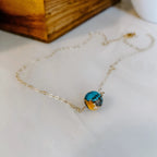 Spiny Oyster Turquoise Gemstone Necklace by Derive Jewelry