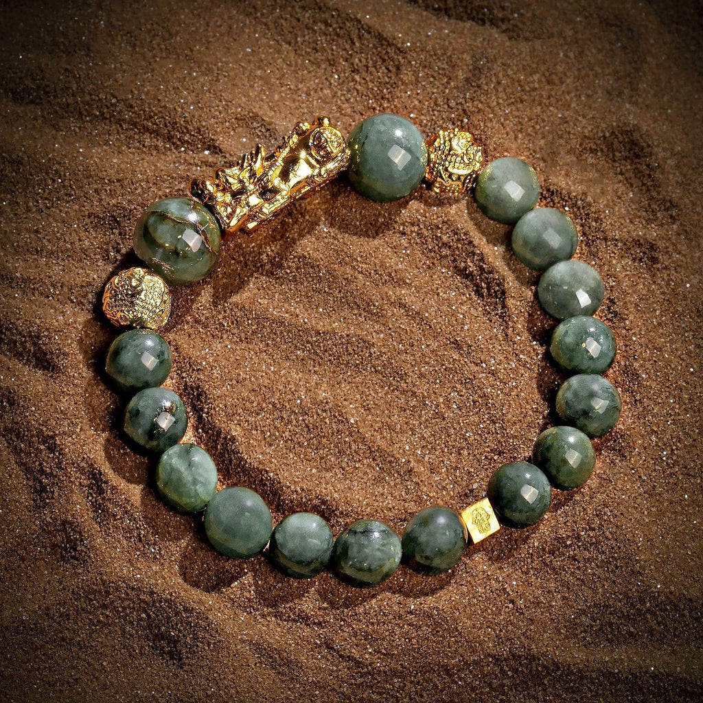 Fulfillment of Potential - Jade Dragon Bracelet by Karma and Luck