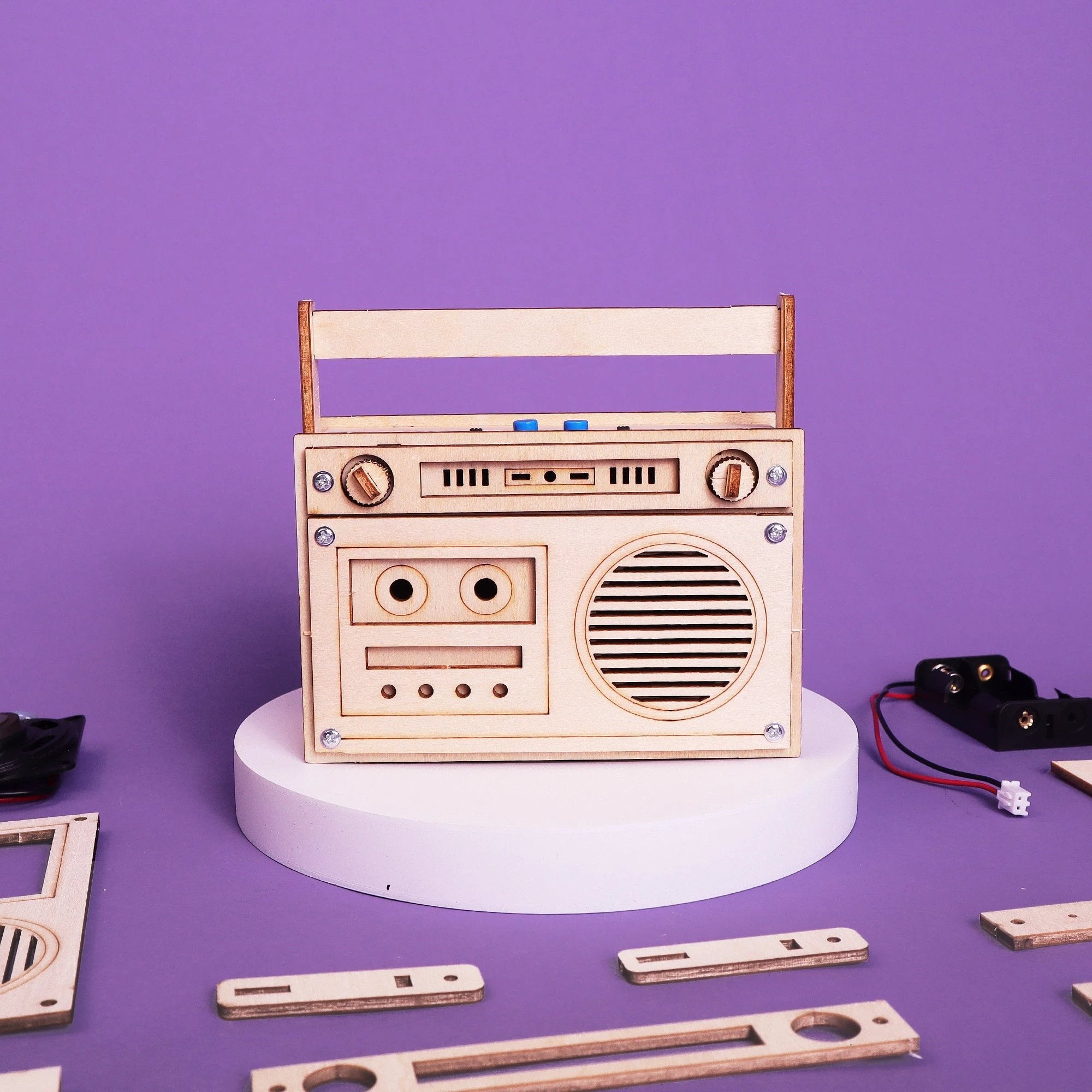 60 Seconds Voice Recorder DIY Kit, Educational STEM Toy by Kitsville