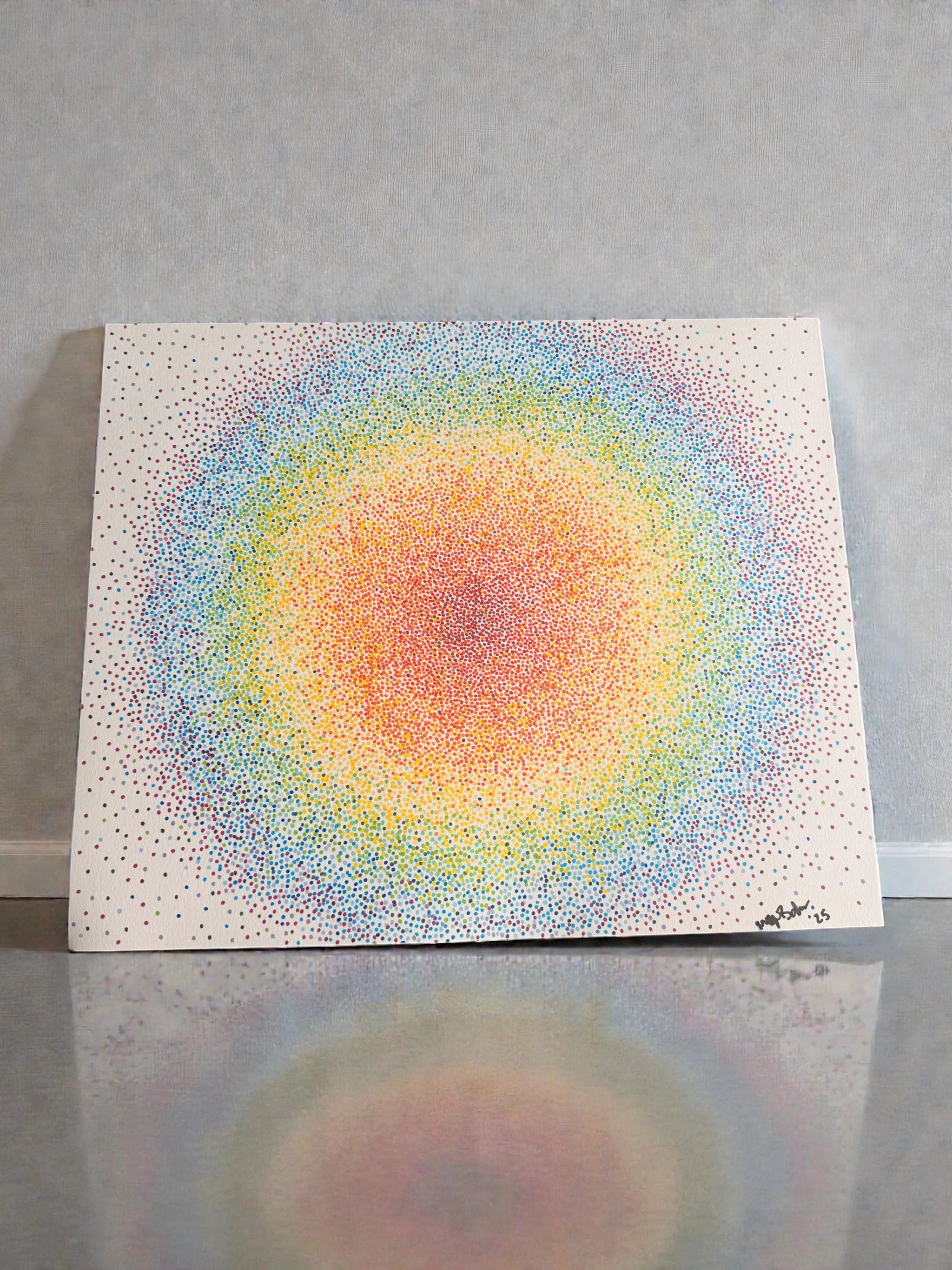 Rainbow Dot Art by Moon Water Apothecary