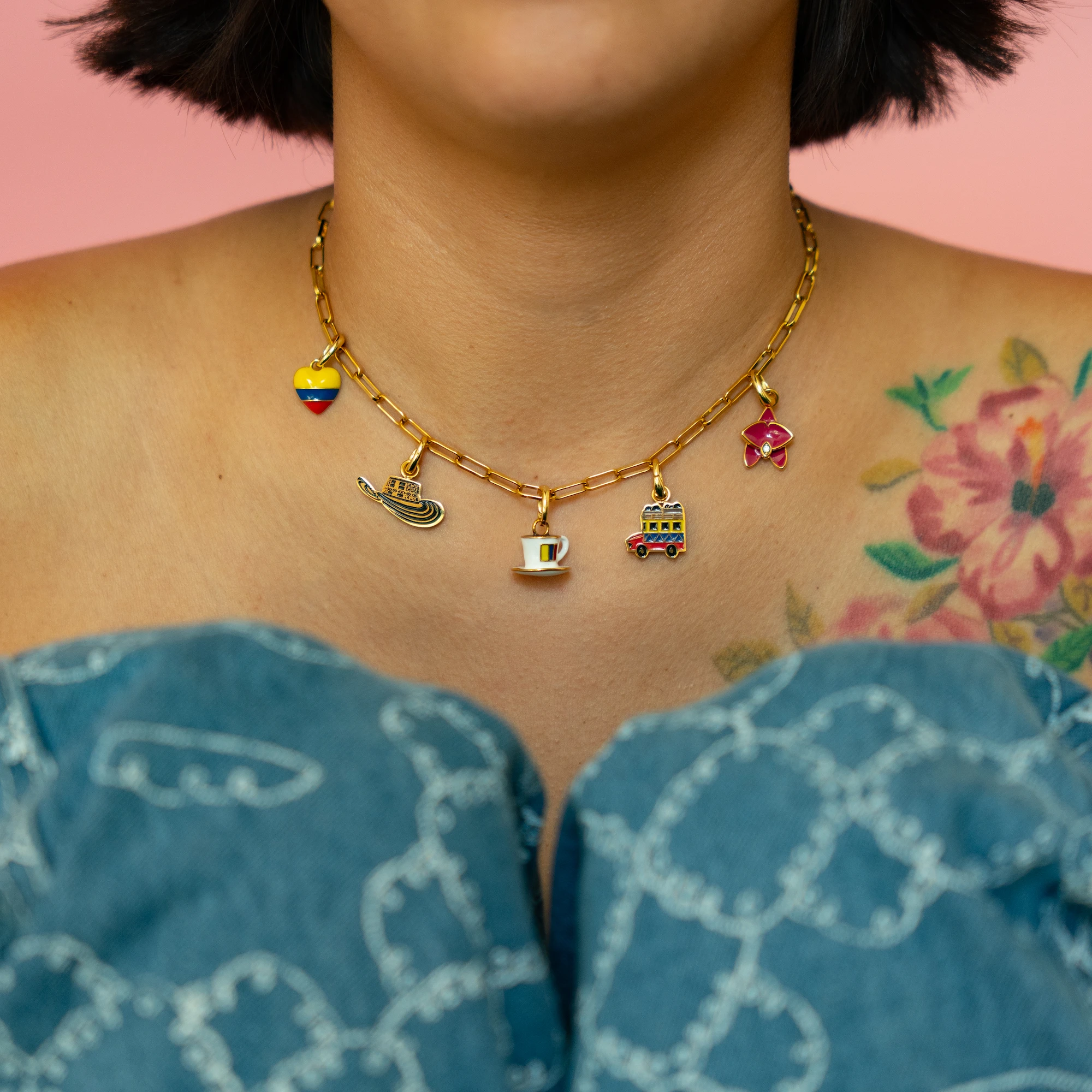 Orchid Charm - Colombian Charms Collection by SITOS