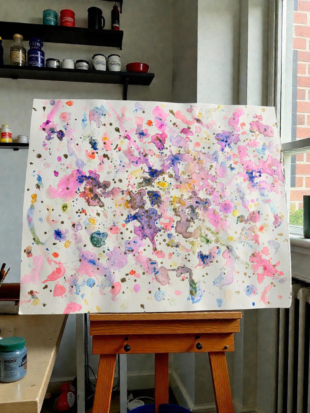 Pastel Rainbow Water Color Painting by Moon Water Apothecary