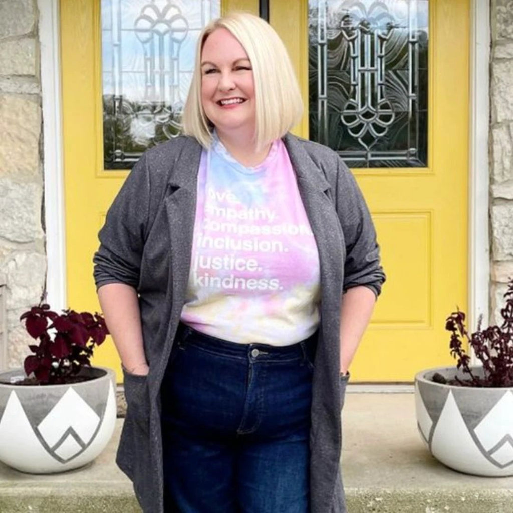 'Kindness is' Tie Dye Classic Tee by Kind Cotton