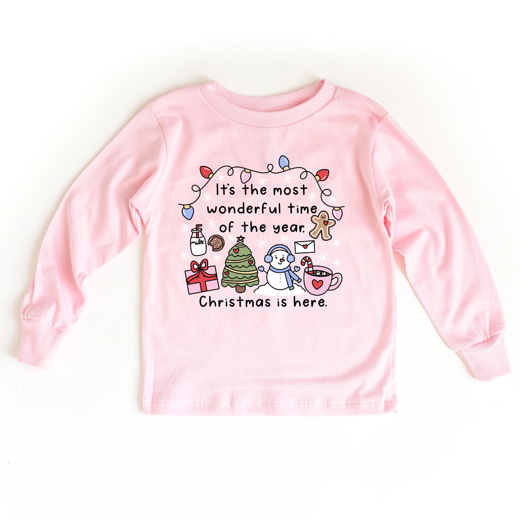 Most Wonderful time of the Year toddler and youth tee shirt, Christmas collection by Benny and Ray Apparel