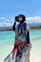 Colourful Pareo Kimono P2102