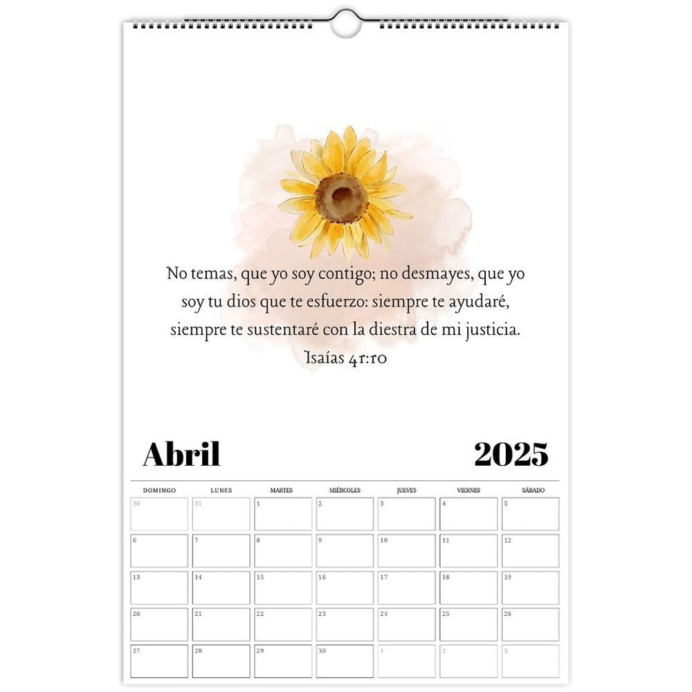 Muestrame el camino - Show me the Way Wall calendars 2025 (US & CA) Spanish - La Vie Bien - 2025 spanish - bible verse - bible verses spanish