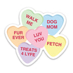 Dog Mom Valentine's Candy Sticker by Five Dot Post