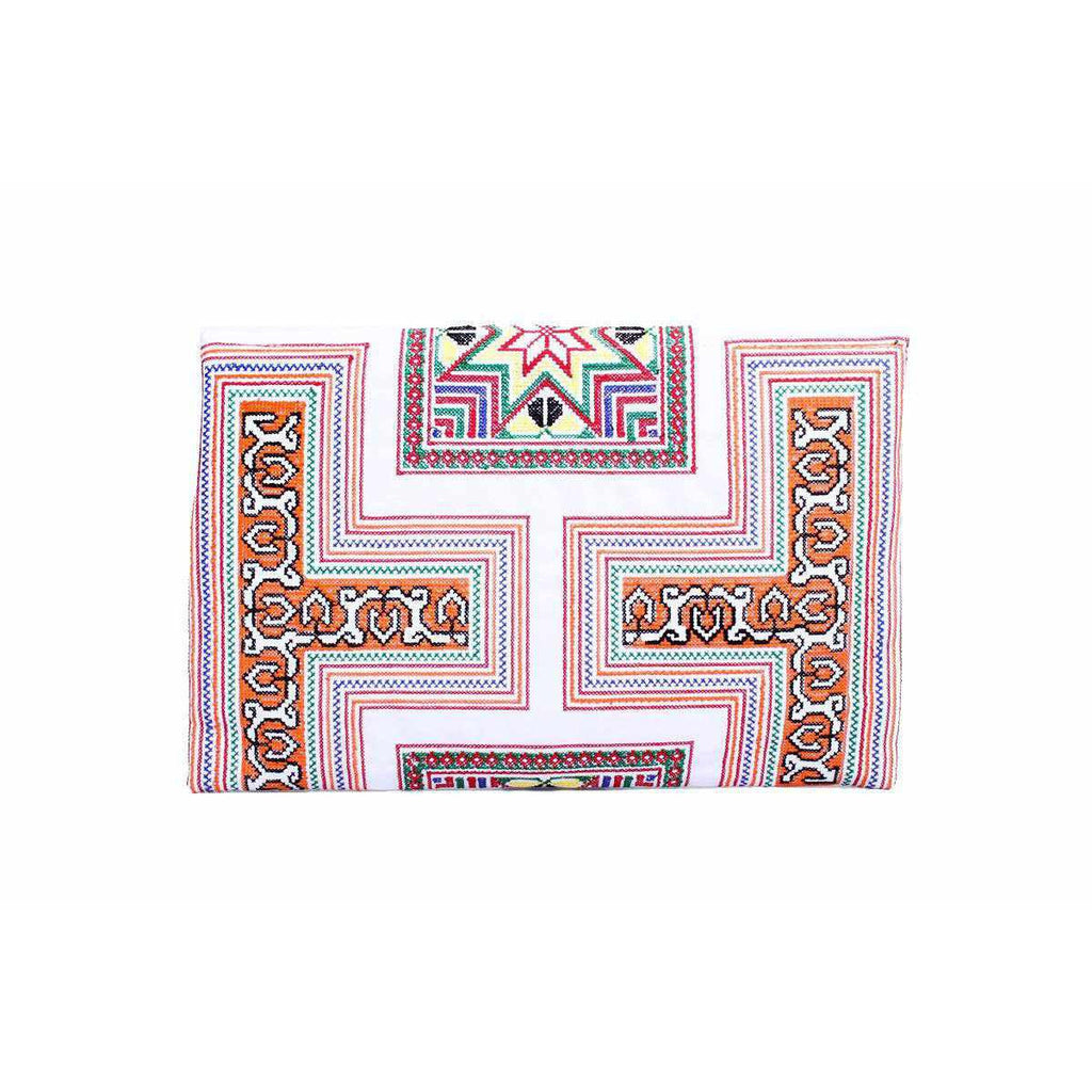Boho Style Embroidered Clutch Bag - Thailand