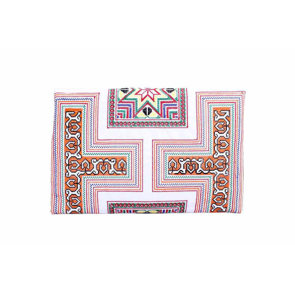 Boho Style Embroidered Clutch Bag - Thailand
