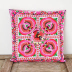 Hmong Bird Embroidered Pillow Cover - Thailand