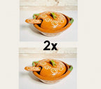 2 Mexican Casseroles 2 Cazuelas de Barro con Tapa La Vie Bien 2 Mexican Casseroles 2 Cazuelas de Barro con Tapa