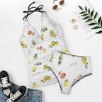 2-Piece Women's "La Dolce Vita" Italian cooking themed Halter Tankini swimsuit Swimsuit La Vie Bien 2-Piece Women's "La Dolce Vita" Italian cooking themed Halter Tankini swimsuit