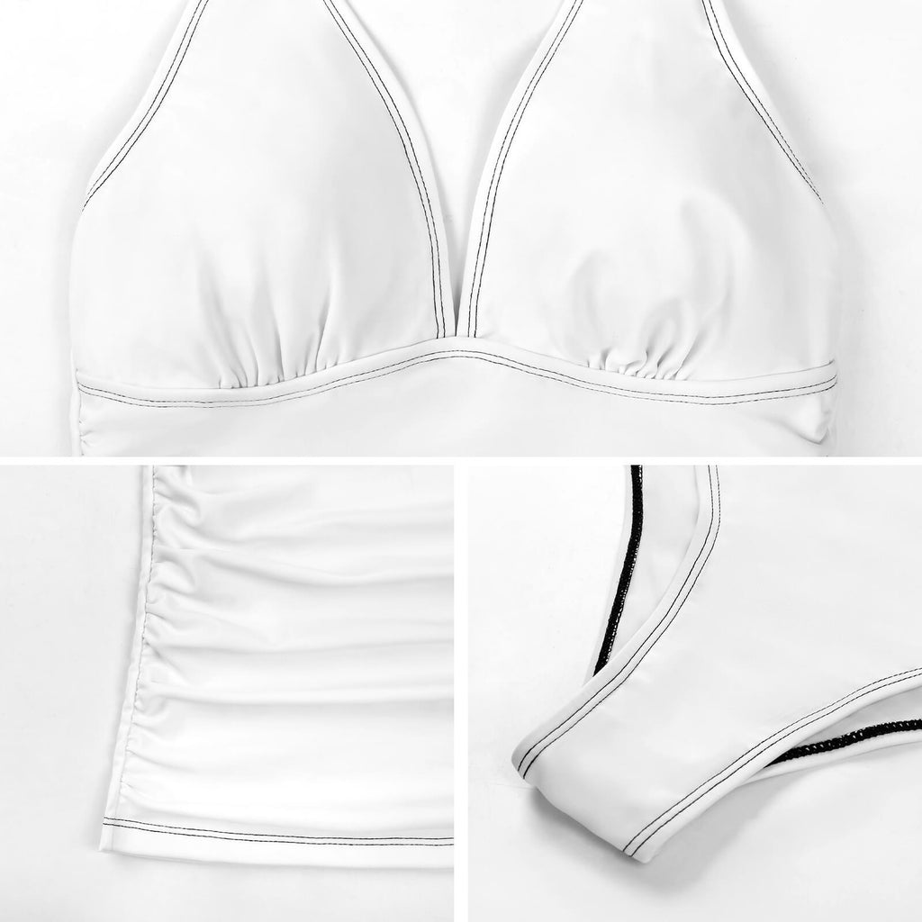 2-Piece Women's "La Dolce Vita" Italian cooking themed Halter Tankini swimsuit Swimsuit La Vie Bien 2-Piece Women's "La Dolce Vita" Italian cooking themed Halter Tankini swimsuit