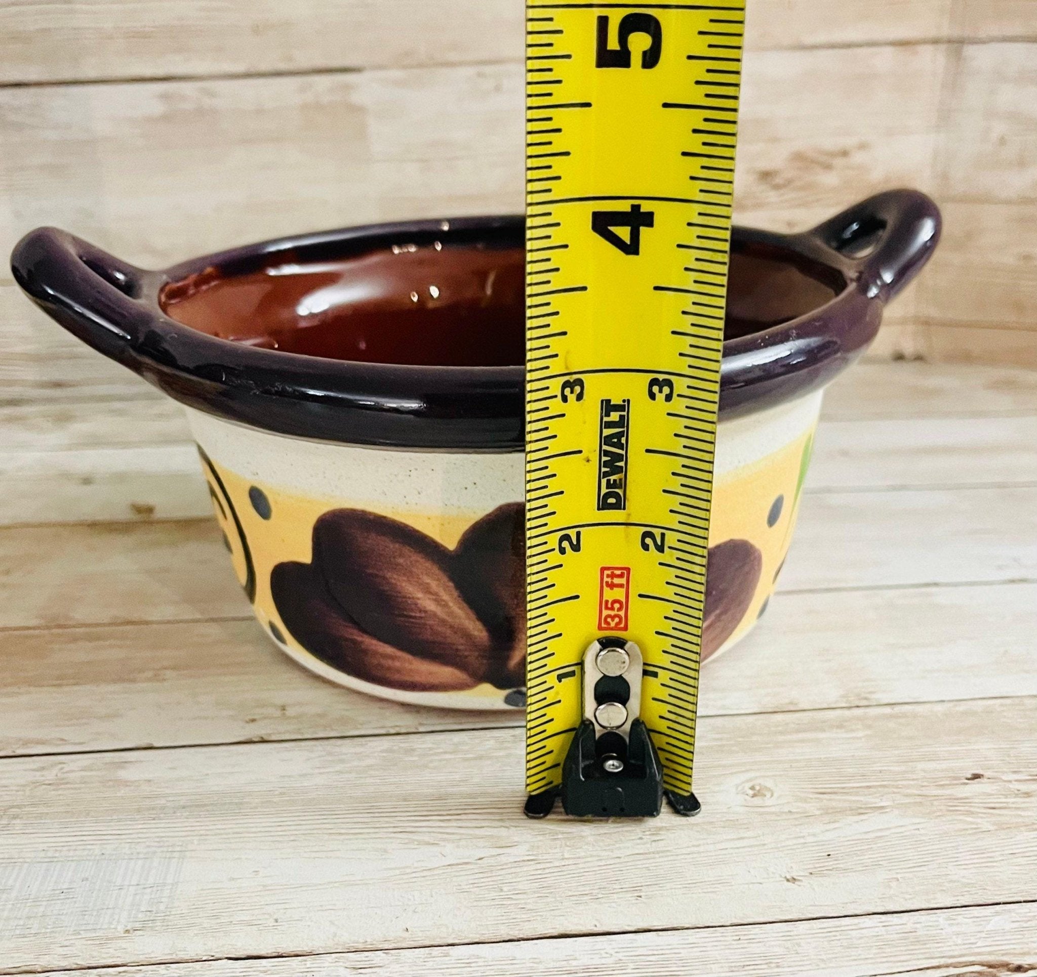 2 Terra Cota Mexican Clay Bowls 2 Platos Tazones de Barro La Vie Bien 2 Terra Cota Mexican Clay Bowls 2 Platos Tazones de Barro