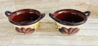 2 Terra Cota Mexican Clay Bowls 2 Platos Tazones de Barro La Vie Bien 2 Terra Cota Mexican Clay Bowls 2 Platos Tazones de Barro