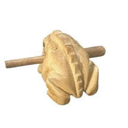 2" Wooden Musical Frog - Natural (Percussion Instrument) by Music Frog Co