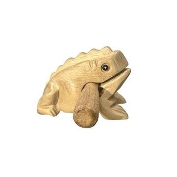 2" Wooden Musical Frog - Natural (Percussion Instrument) by Music Frog Co