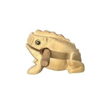2" Wooden Musical Frog - Natural (Percussion Instrument) by Music Frog Co