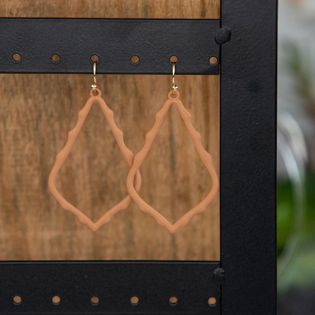 Moroccan Teardrop Dangle Earrings by Lemons and Limes Boutique