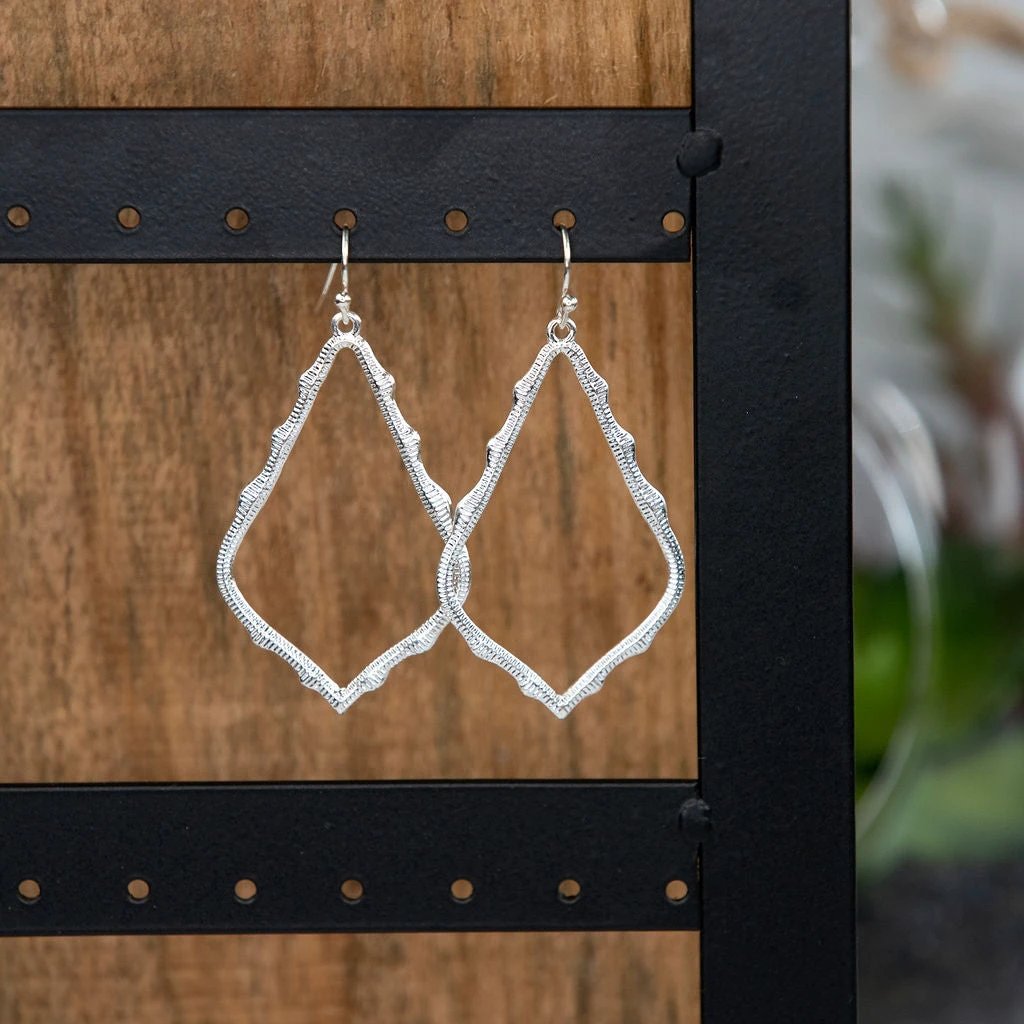 Moroccan Teardrop Dangle Earrings by Lemons and Limes Boutique
