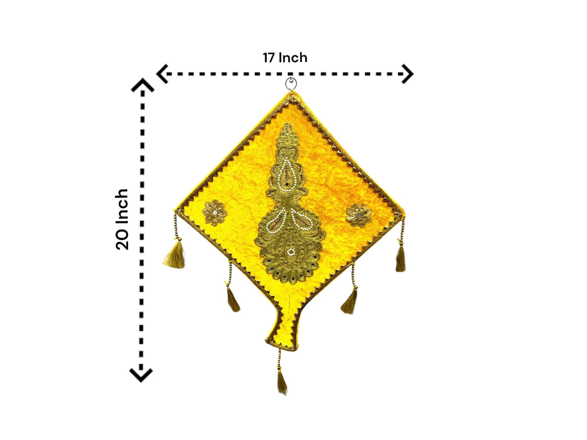 20" Big Velvet Designer Kite Festive Decor La Vie Bien 20" Big Velvet Designer Kite