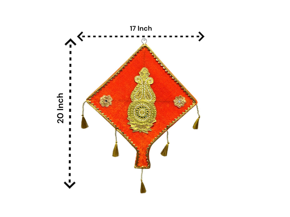 20" Big Velvet Designer Kite Festive Decor La Vie Bien 20" Big Velvet Designer Kite