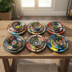 20 - Piece Talavera Dinnerware Set | Handmade Floral Tableware (Seats 6) Talavera Dinnerware Set La Vie Bien 20 - Piece Talavera Dinnerware Set | Handmade Floral Tableware (Seats 6)