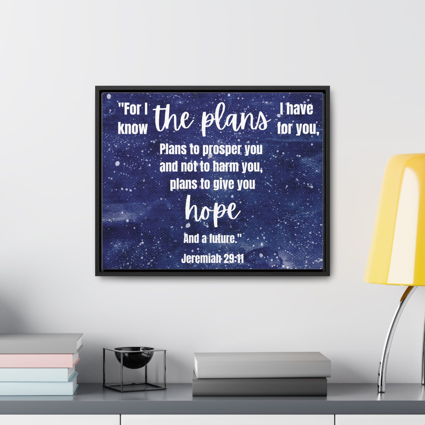 Jeremiah 29 11 bible verse canvas