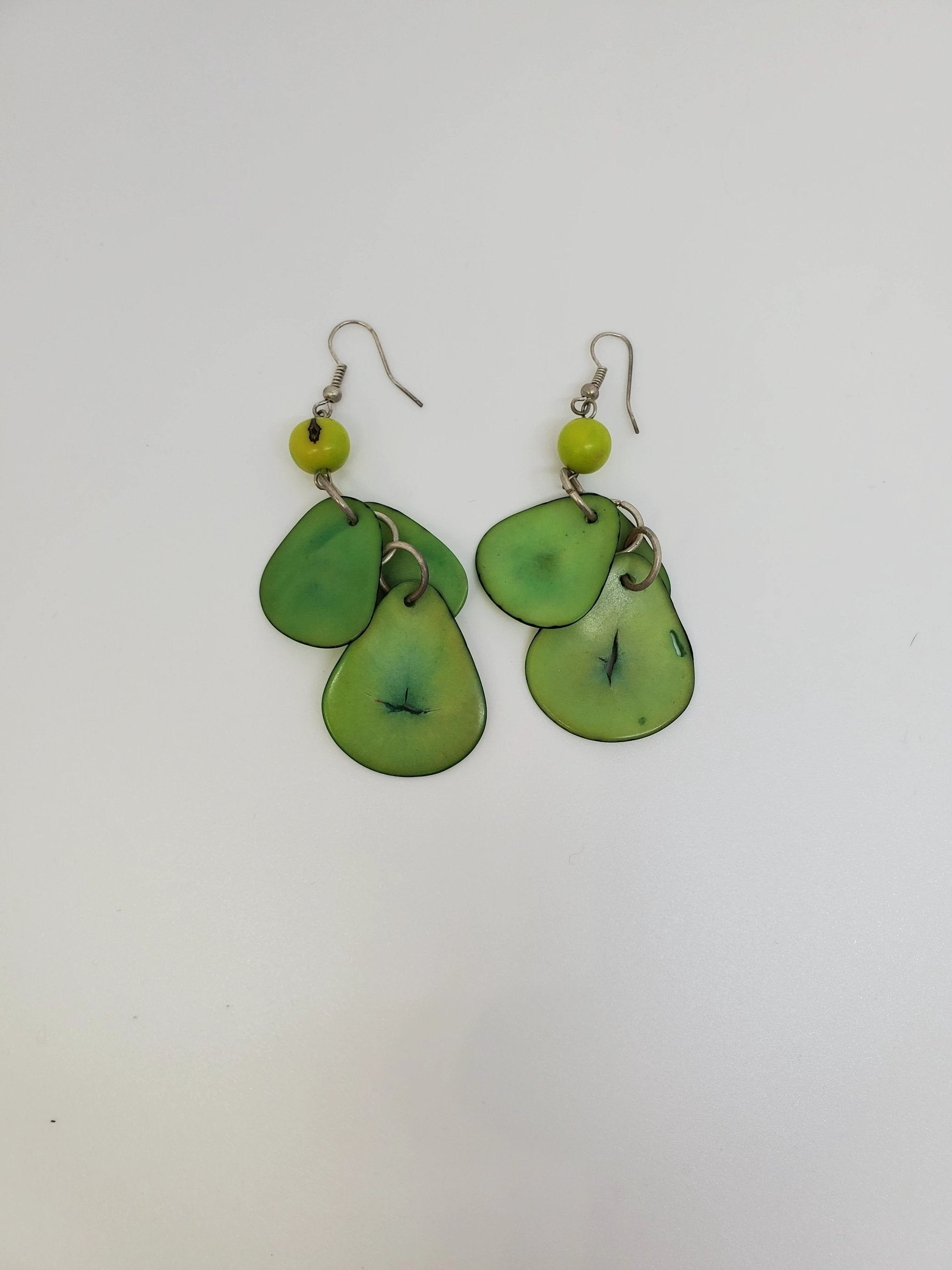 Tagua Nut Earrings by World Peaces