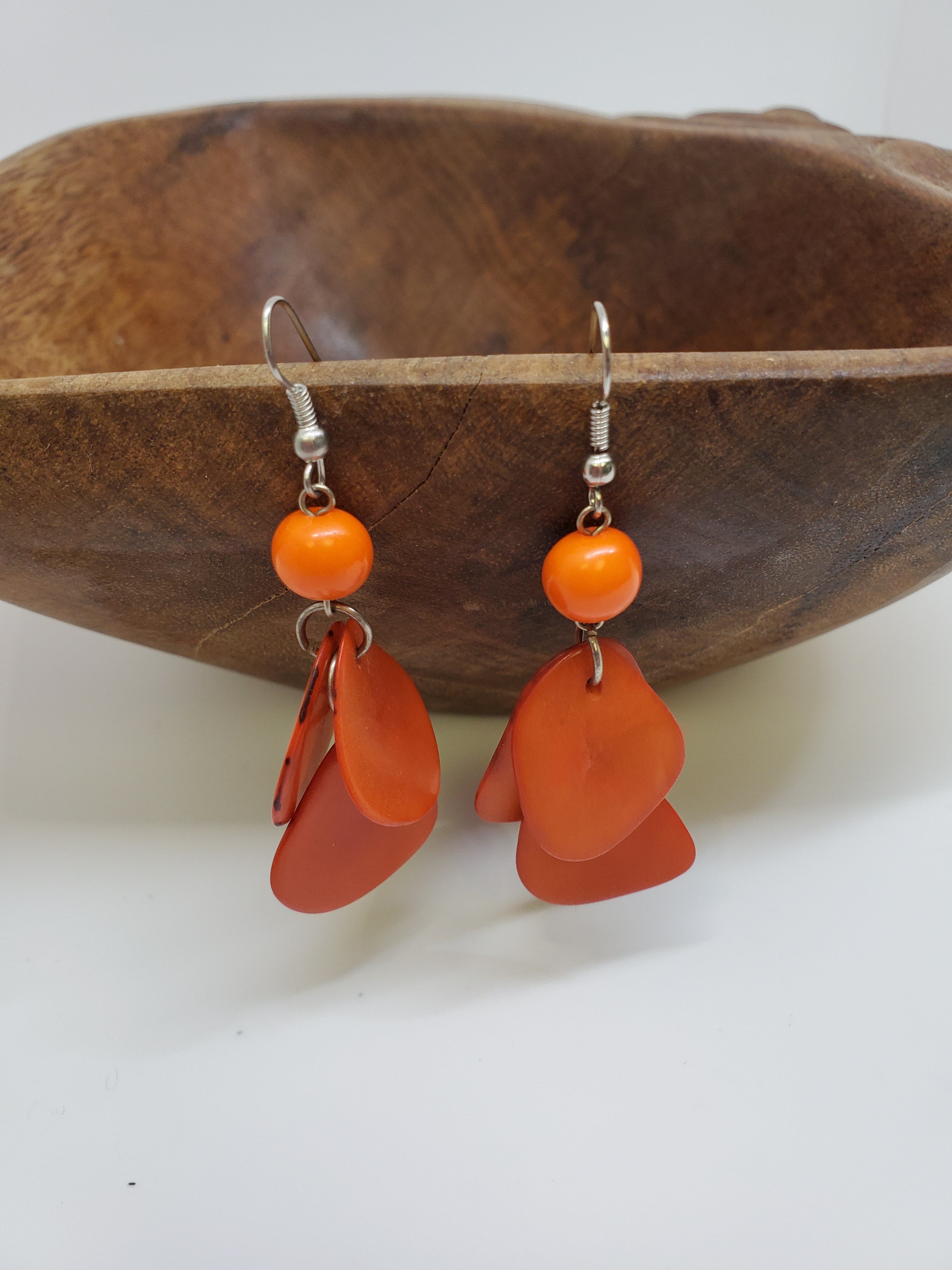 Tagua Nut Earrings