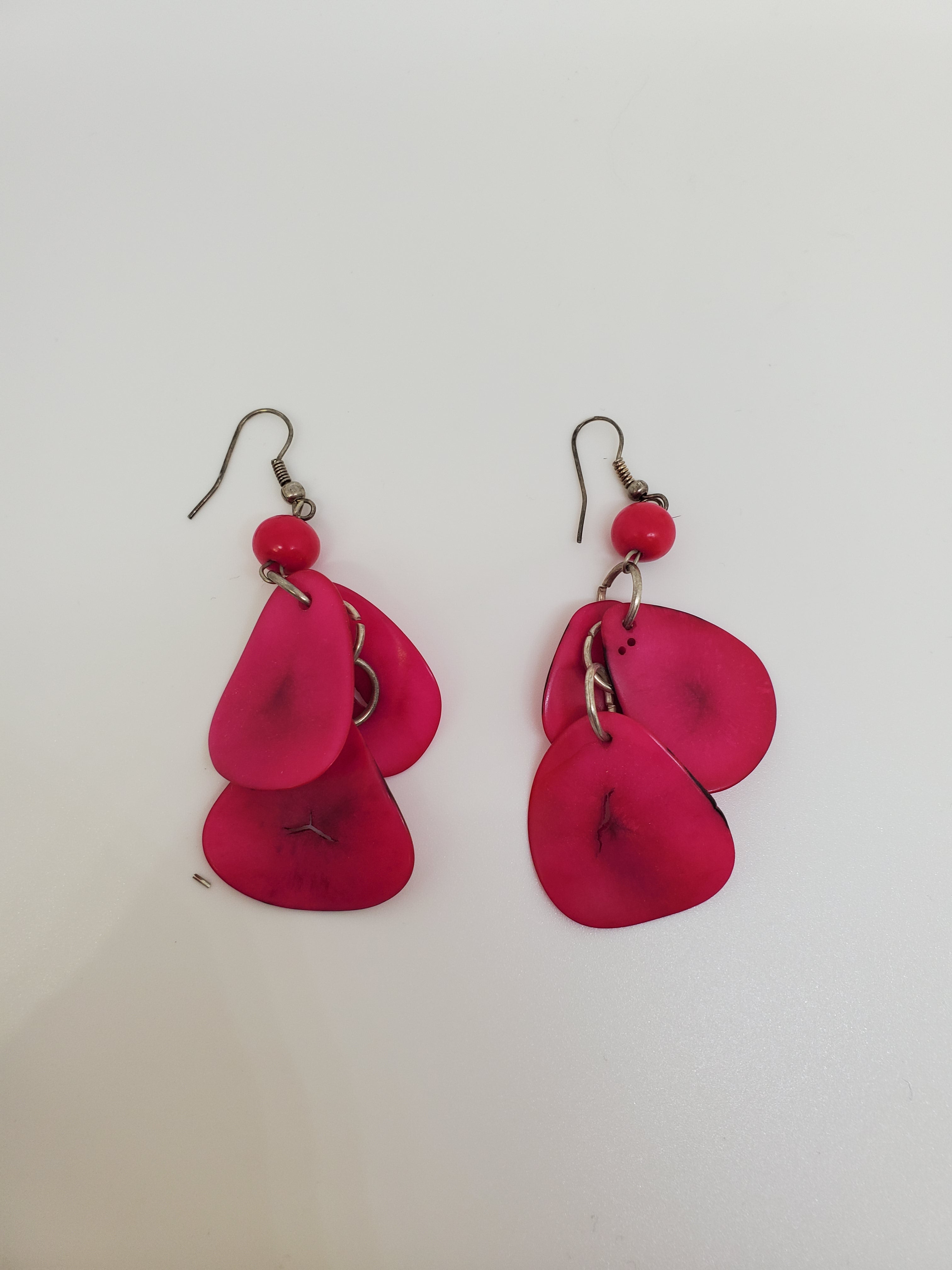 Tagua Nut Earrings