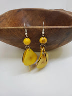 Tagua Nut Earrings by World Peaces