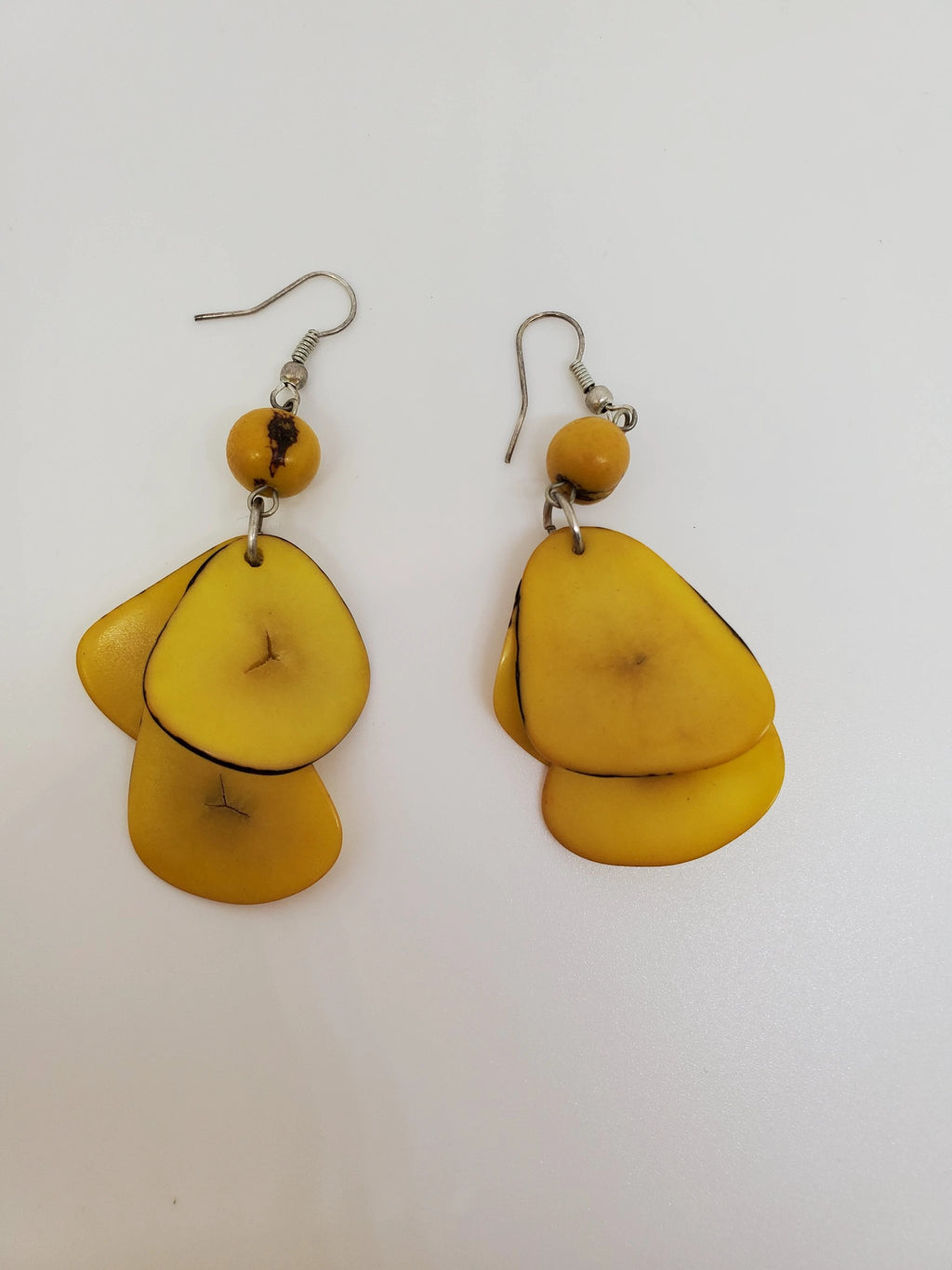 Tagua Nut Earrings by World Peaces
