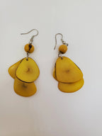 Tagua Nut Earrings by World Peaces