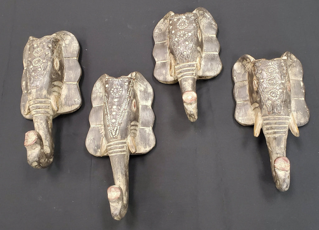 Hand Carved African Elephant Mask, Made in Ghana by World Peaces