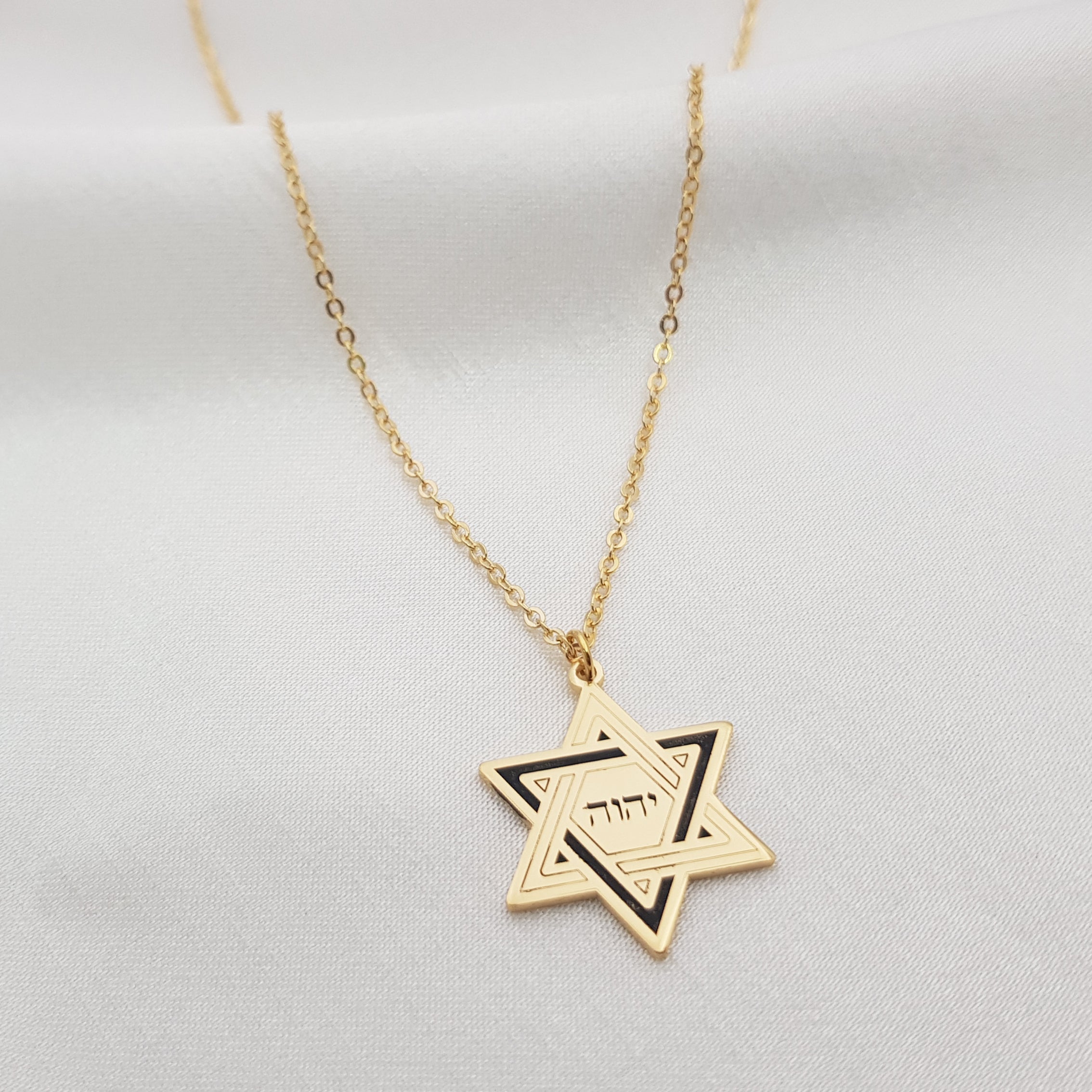 Star Of David YHWHW Necklace