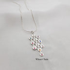 Kabbalah Tree Necklace With Stones